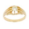 18ct Yellow Gold 0.50ct Diamond Signet Ring