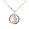 9ct Yellow Gold Neptune Pendant and Chain 24"