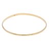 9ct Yellow Gold Solid Plain Bangle