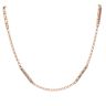 9ct Rose Gold Belcher And Bar Chain 32"