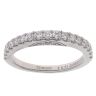 18ct White Gold 0.51ct Brilliant Cut Diamond Half Eternity Ring