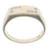 9ct Yellow Gold 0.10ct Diamond Signet Ring