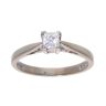 18ct White Gold 0.25ct Princess Cut Diamond Solitaire Ring