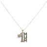 9ct Yellow Gold No 1 Mum Pendant and Chain 20"