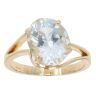 14ct Yellow Gold Cubic Zirconia Solitaire Ring