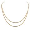 18ct Yellow Gold Two Strand Collarette 18"