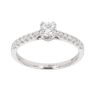 Platinum 0.57ct Brilliant Cut Diamond Solitaire Ring