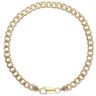 9ct Yellow Gold Curb Bracelet 8"