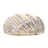 9ct Yellow Gold 0.50ct Diamond Fancy Ring