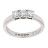 Platinum 0.50ct Diamond Trilogy Ring