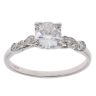 Platinum 0.85ct Brilliant Cut Diamond Solitaire Ring