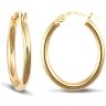 9ct Yellow Gold Oval Earrings