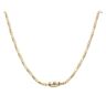14ct Yellow Gold Monaco Spin Plain Lock Twist Chain 26"
