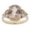 9ct Yellow Gold Imperial and White Topaz Ring