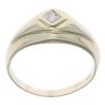 9ct Yellow Gold 0.20ct Diamond Signet Ring