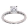 Platinum 0.61ct Brilliant Cut Diamond Solitaire Ring