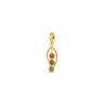 22ct Yellow Gold Pendant with Multi Coloured Cubic Zirconia Stones