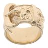 9ct Yellow Gold Patterned Buckle Ring