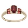 9ct Yellow Gold Garnet Dress Ring
