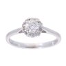 9ct White Gold 0.40ct Diamond Cluster Ring
