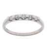 9ct White Gold 0.25ct Brilliant Cut Diamond Five Stone Ring