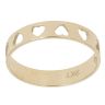 9ct Yellow Gold Heart Cut-Out Ring