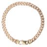 9ct Yellow Gold Curb Bracelet 8.5"