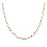 9ct Yellow Gold Curb Chain 22"