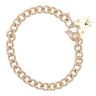 9ct Yellow Gold Charm Bracelet 8"