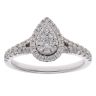 Vera Wang 18ct White Gold 0.70ct Brilliant Cut Diamond Cluster Ring