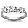 18 Carat White Gold 1.00ct 5 Stone Diamond Ring