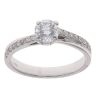 18ct White Gold 0.90ct Brilliant Cut Diamond Solitaire Ring