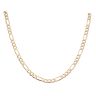 9ct Yellow Gold Figaro Chain 18"