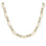 9ct Yellow Gold Gates And Bars Fancy Chain 18"