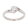 Palladium 0.30ct Brilliant Cut Diamond Solitaire Ring