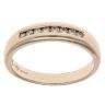 9ct Yellow Gold 0.25ct Brilliant Cut Diamond Half Eternity Ring