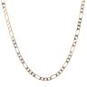 9ct Yellow Gold Figaro Chain 28"