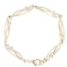 9ct Yellow Gold Fancy Bracelet 7"