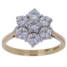 18ct Yellow Gold 1.20ct Brilliant Cut Diamond Cluster Ring