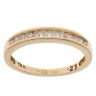 18ct Yellow Gold 0.25ct Brilliant Cut Diamond Half Eternity Ring