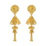 22ct Yellow Gold Earrings in Filligree with Droppers