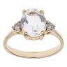 9ct Yellow Gold Cubic Zirconia Single Stone Ring