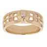 9ct Yellow Gold 0.15ct Diamond Rennie Mac Ring