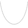 9ct White Gold Twist Chain 18"