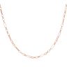 9ct Rose Gold Figaro Fancy Chain 18"