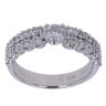 18ct White Gold 0.87ct Brilliant Cut Diamond Fancy Ring