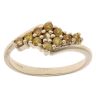 9ct Yellow Gold Citrine Cluster Ring