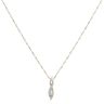 9ct Yellow Gold 0.15ct Diamond Fancy Pendant and Chain 18"