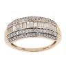 9ct Yellow Gold Fancy 1.00ct Diamond Ring