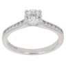 Platinum 1.00ct Brilliant Cut Diamond Solitaire Ring